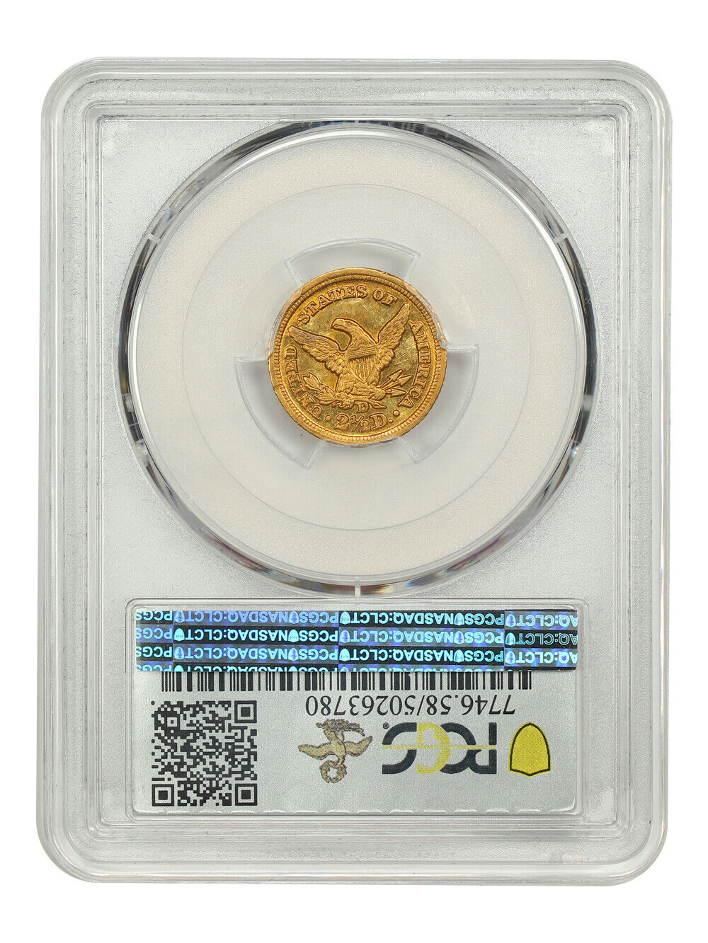 1847-D $2.50 PCGS AU58 ex: D.L. Hansen - Liberty Head $2.5