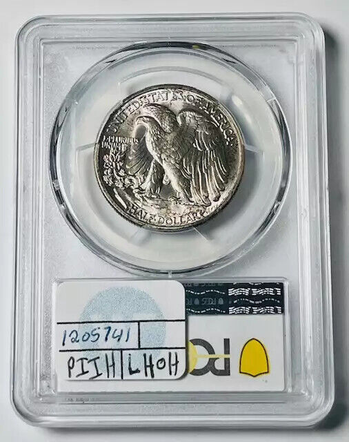 1942 P Walking Liberty Half Dollar PCGS MS-67+ Plus CAC