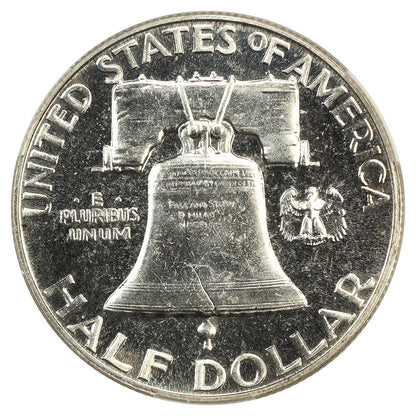 1950 50C CACG PR67 - Franklin Half Dollar - Key Date Proof