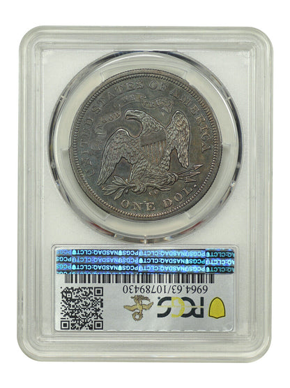 1870-CC $1 PCGS MS63 ex: D.L. Hansen