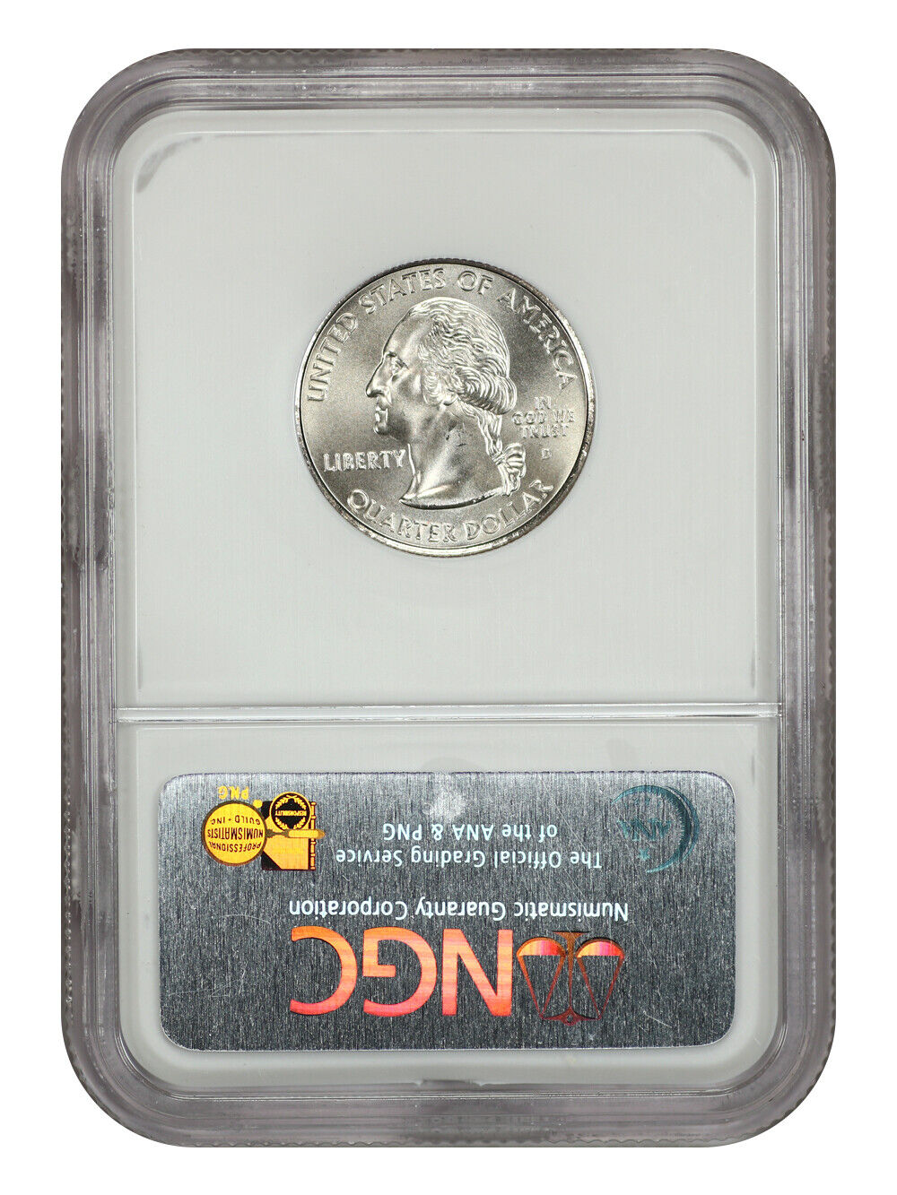 2005-D 25C Minnesota NGC SP69 (Satin Finish) - Washington 50 States Quarters