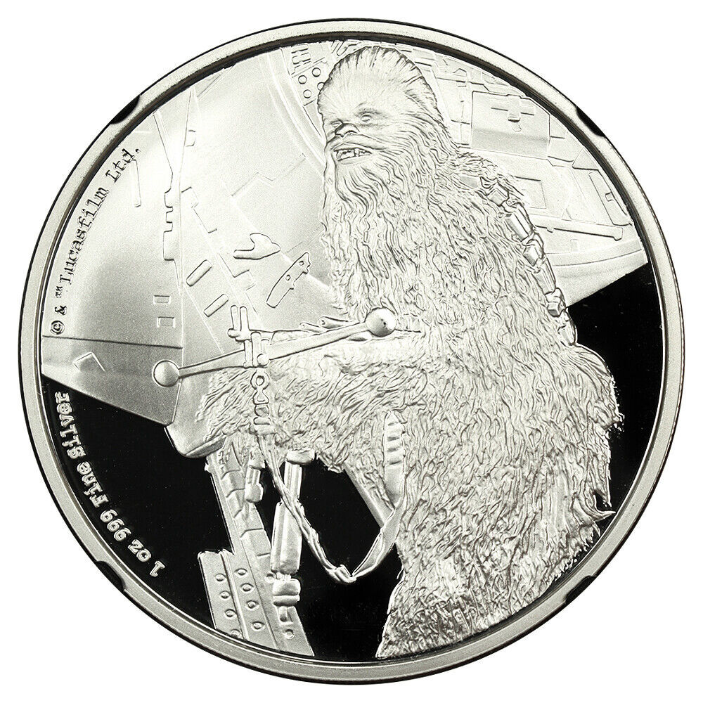 Niue: 2017 $2 Star Wars Chewbacca NGC PR69DCAM (One of First 1500 Struck)