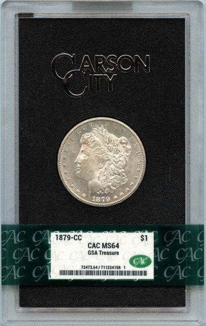 1879-CC Morgan Dollar GSA HOARD S$1 CACG MS64