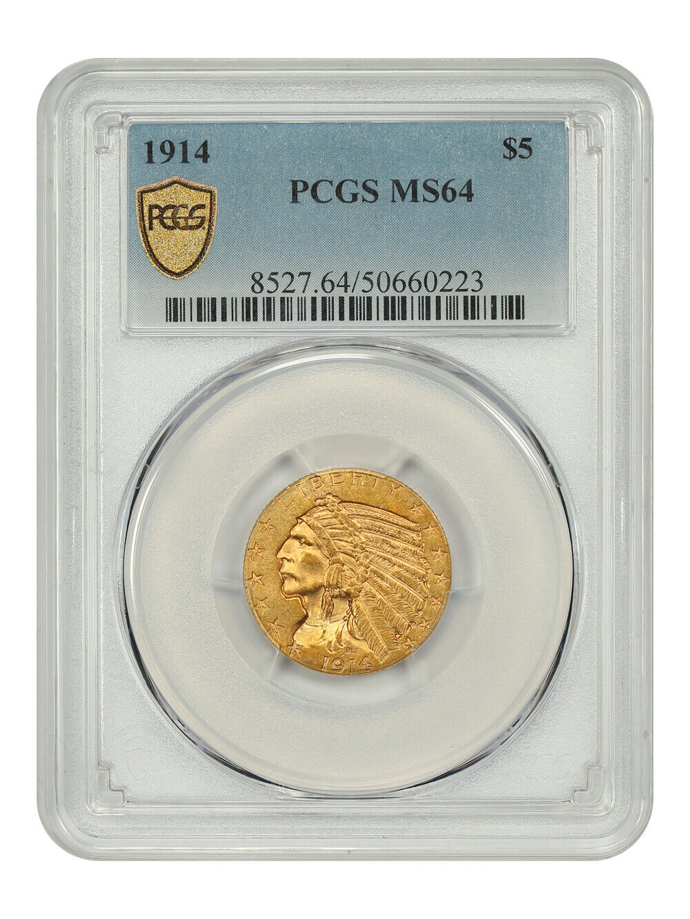 1914 $5 PCGS MS64 - Indian $5