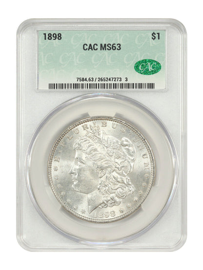 1898 $1 CACG MS63 - Morgan Dollar