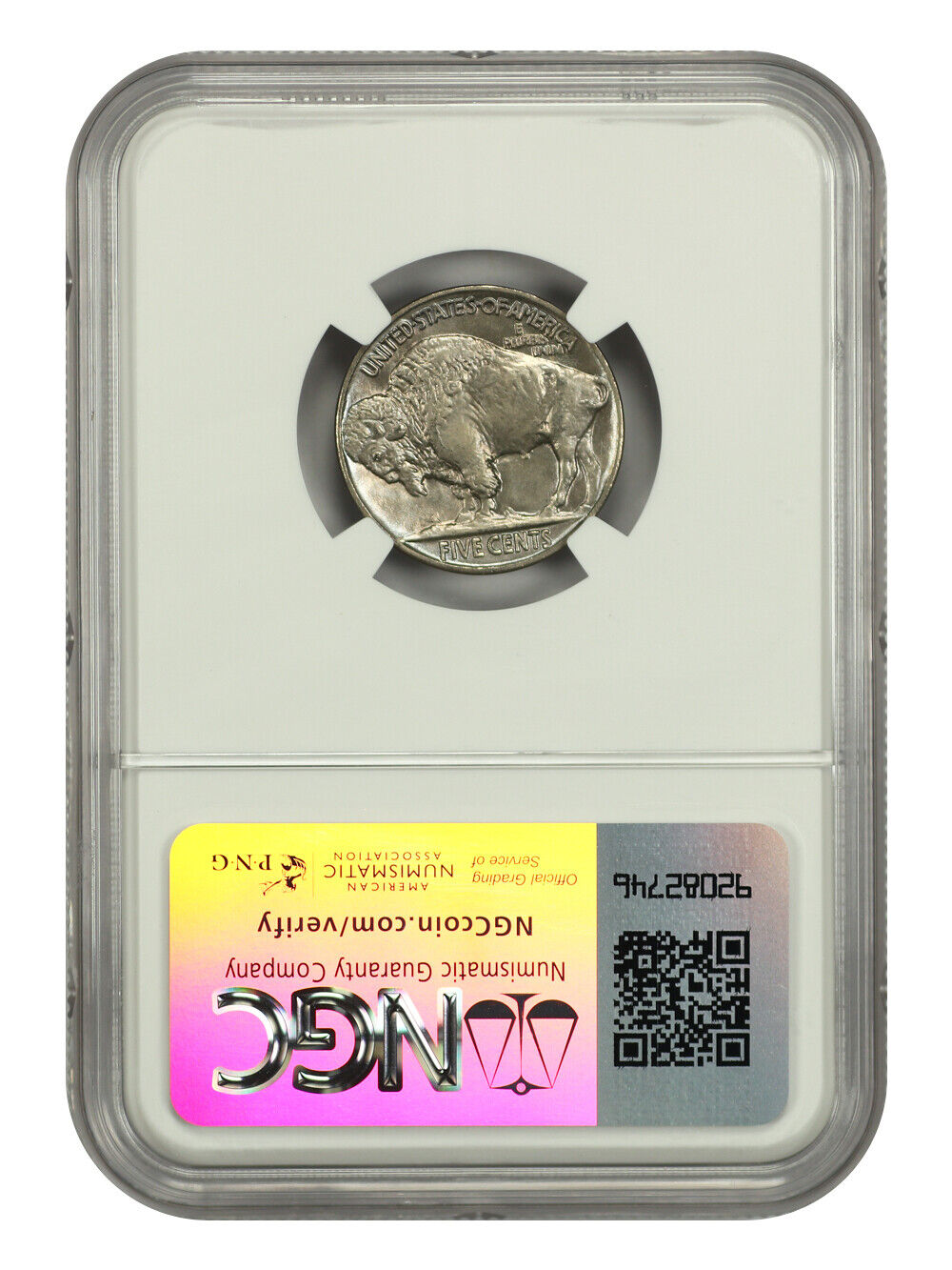 1937 5C NGC MS66 - Buffalo Nickel