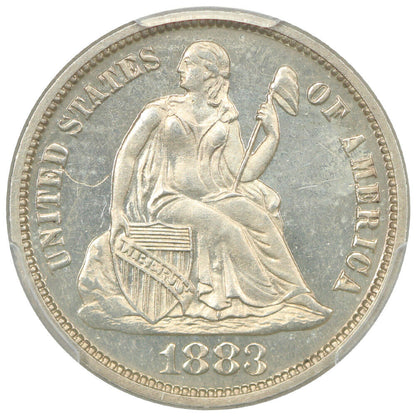 1883 10C PCGS PR64 - Liberty Seated Dime