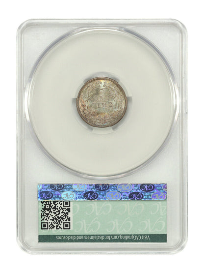 1886-S 10C CACG MS66 - Liberty Seated Dime - Gorgeous Toning!