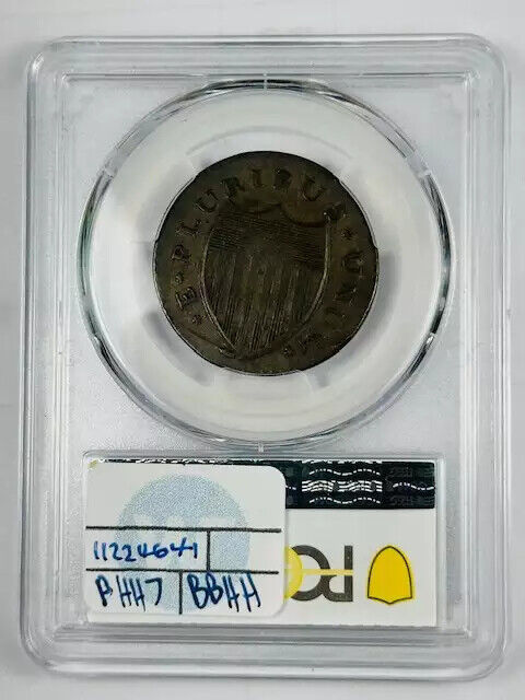 1787 New Jersey Coppers - Copper PCGS XF-40 BN Lg Plan, Plain Shld Maris 6-D