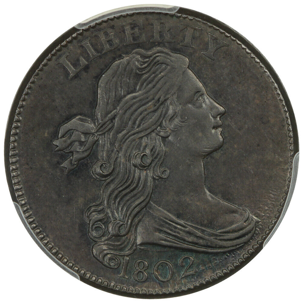 1802 1C PCGS MS64BN ex: D.L. Hansen