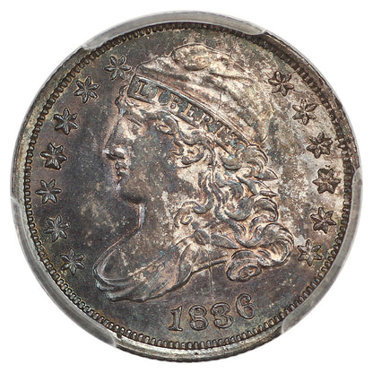 1836 10C PCGS MS64 ex: D.L. Hansen