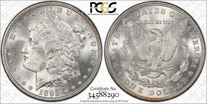 1893 P Morgan Silver Dollar PCGS MS-63