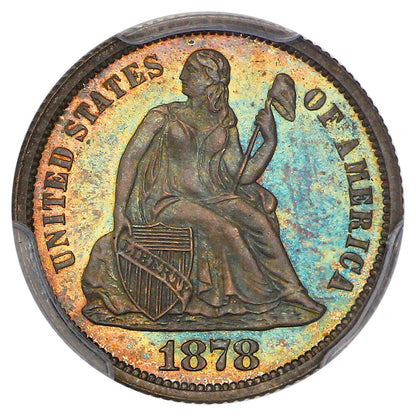 1878 10C PCGS PR66 ex: D.L. Hansen