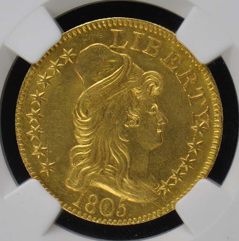 1805 Draped Bust $5 NGC MS64