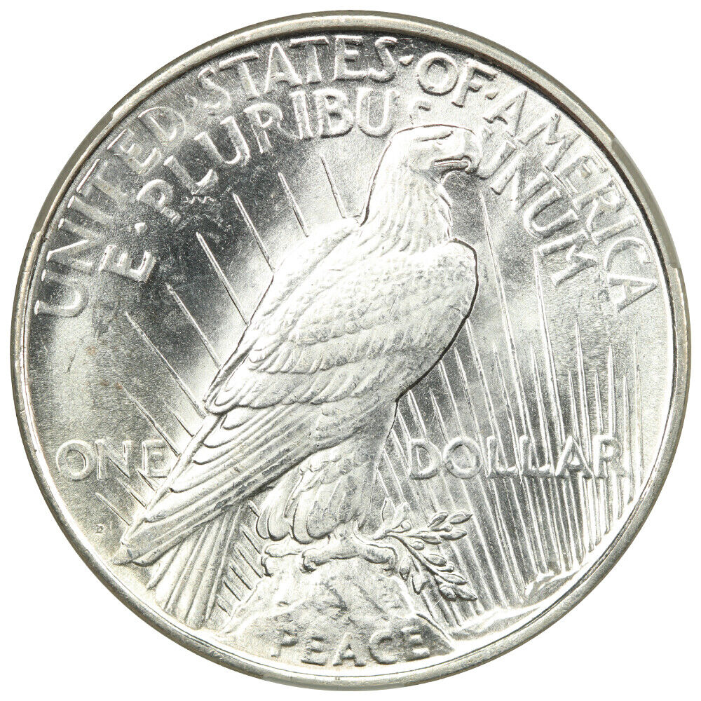 1922-D $1 CACG MS66+ ex: D.L. Hansen - Peace Dollar