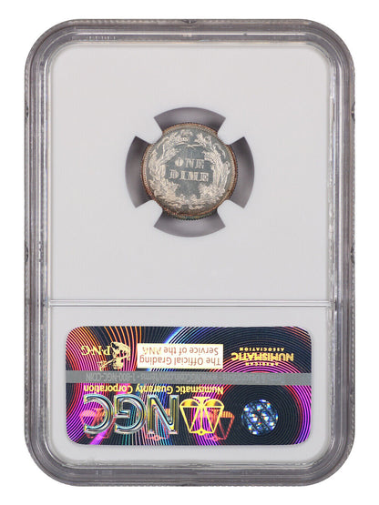 1873 10C NGC PR67 *Star* (Arrows)