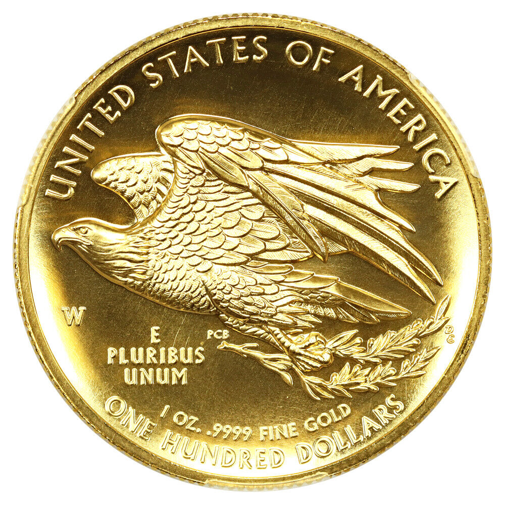 2015-W $100 High Relief CACG MS69 - American Liberty Gold