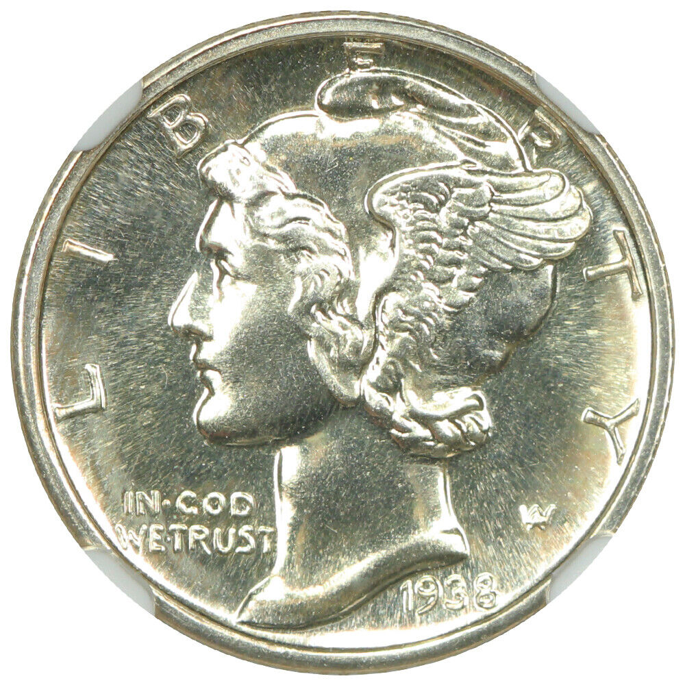 1938 10C NGC/CAC PR67+ - Mercury Dime