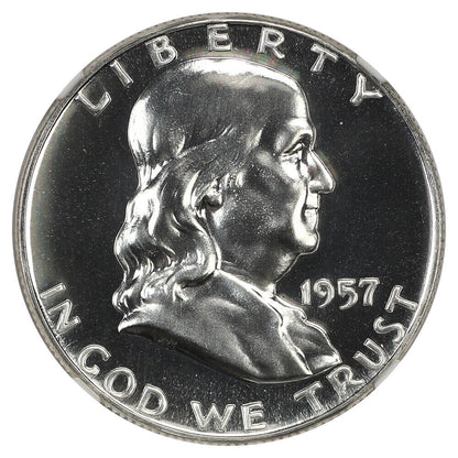 1957 50C NGC PR69 - Franklin Half Dollar