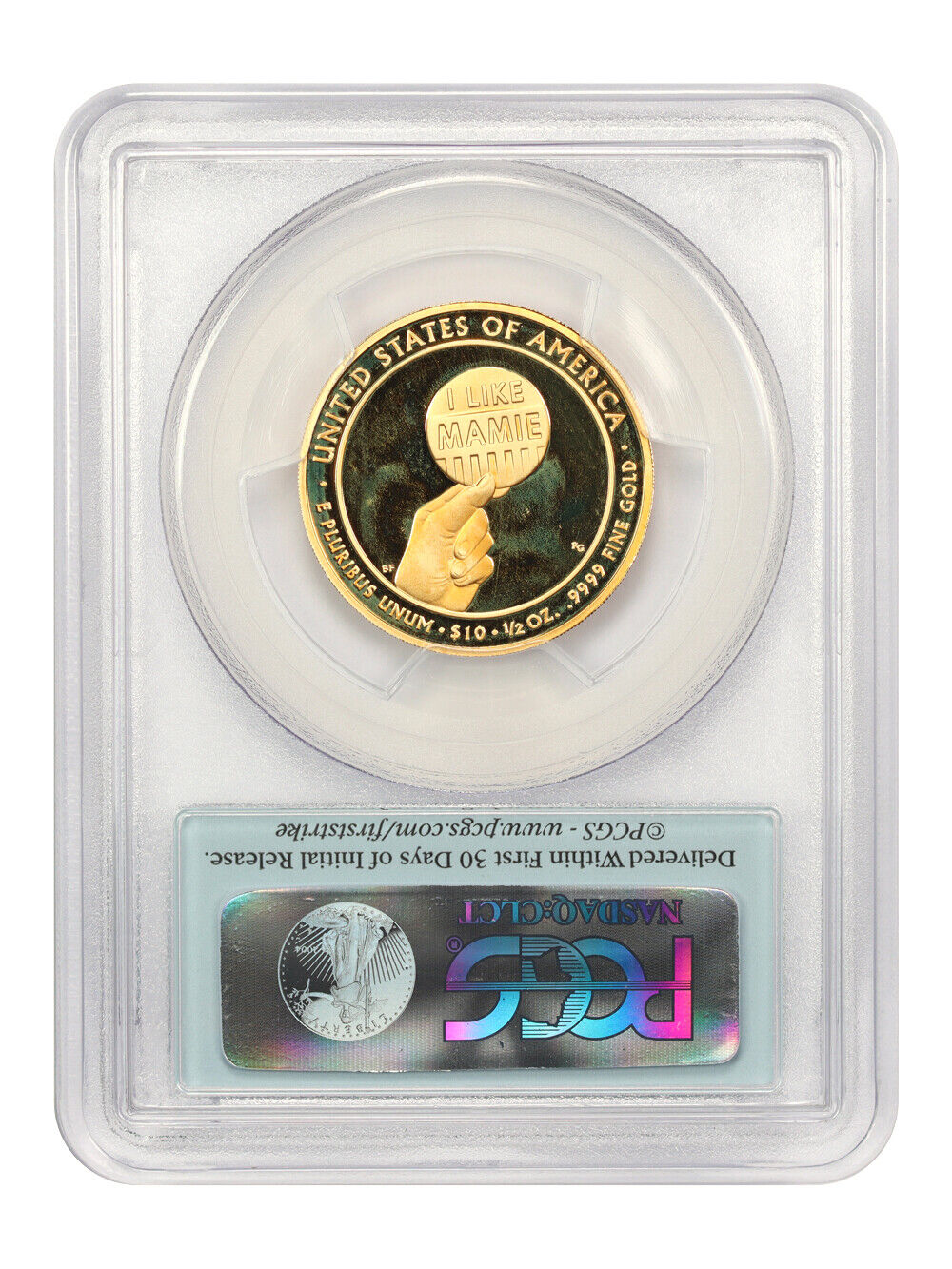 2015-W Maime Eisenhower $10 PCGS Proof 70 DCAM