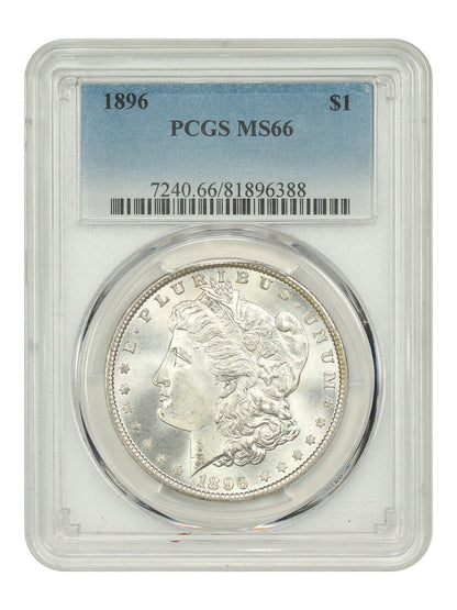 1896 $1 PCGS MS66 - Morgan Dollar