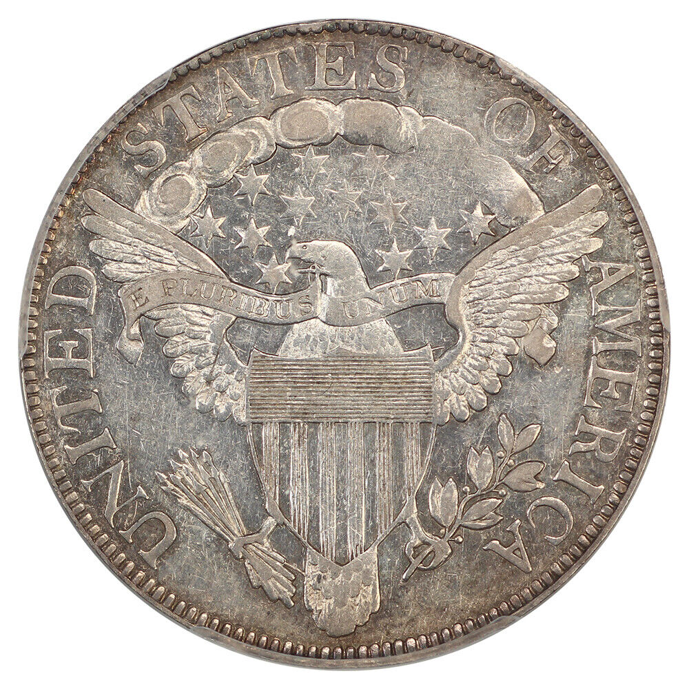 1806 50C PCGS AU53 (O-106, Knob 6, Small Stars) ex: D.L. Hansen