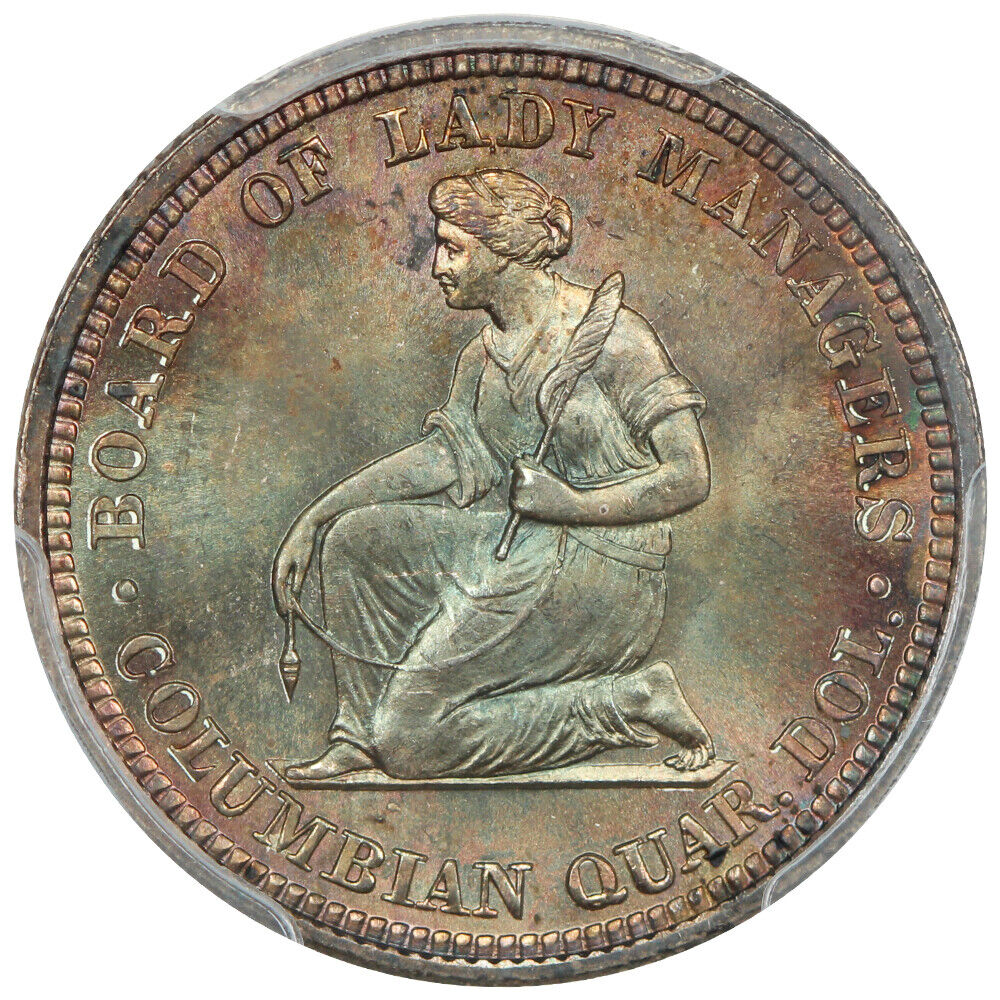 1893 25C Isabella PCGS/CAC MS66+ ex: Paul Denby - Classic Silver Commemorative