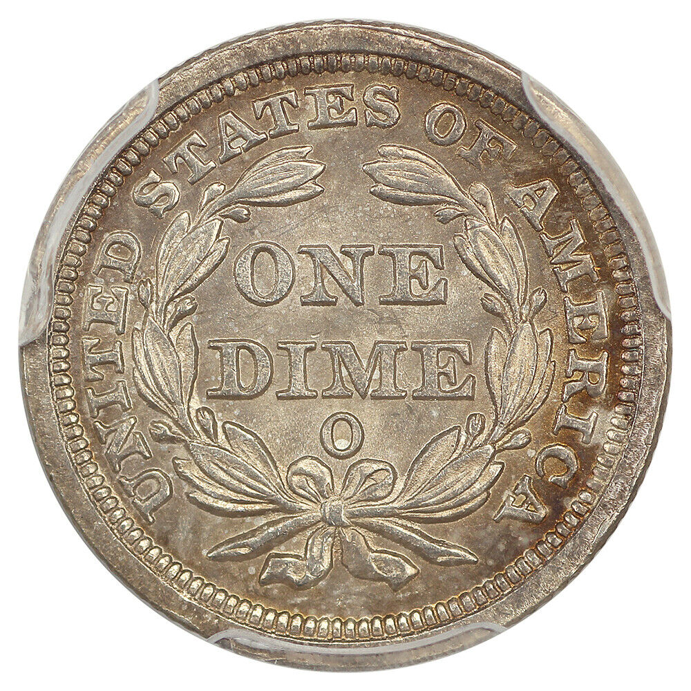 1850-O 10C PCGS MS63 ex: D.L. Hansen