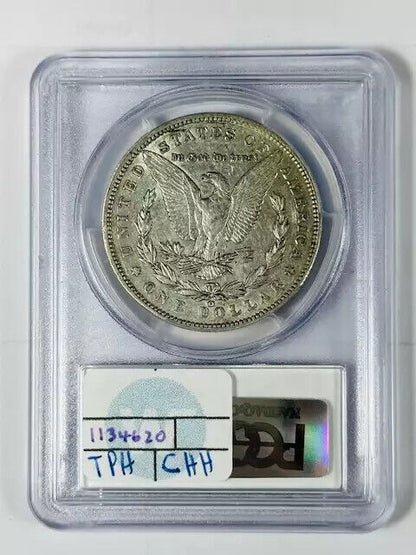 1900 O/CC Morgan Silver Dollar PCGS AU-50 Overmintmark