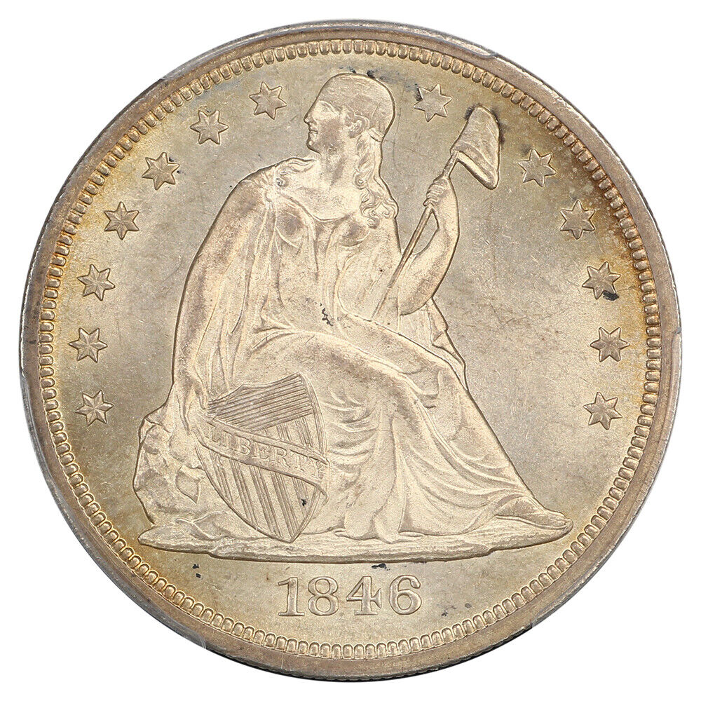 1846-O $1 PCGS MS64 ex: D.L. Hansen