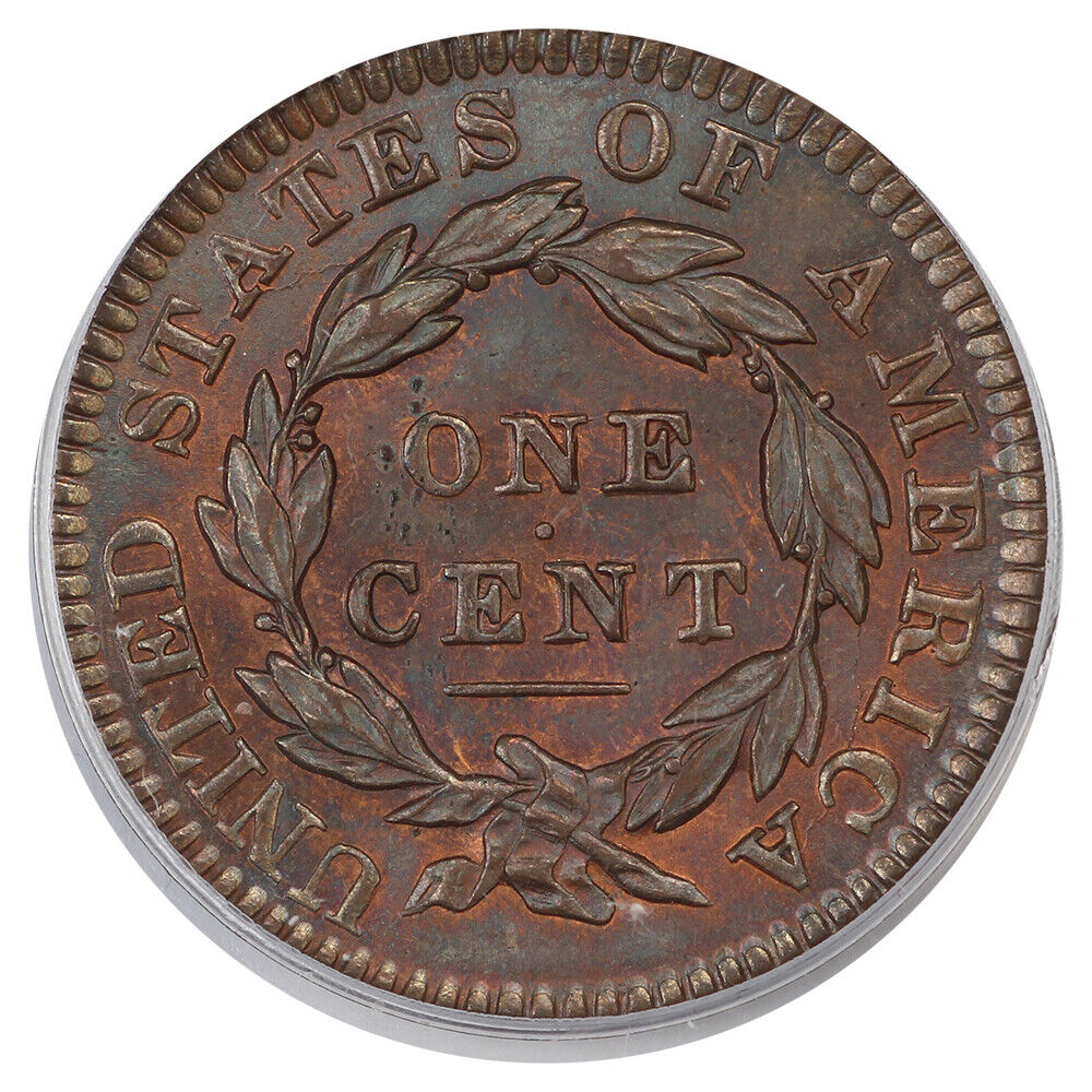 1834 1C PCGS MS64BN - Coronet Head Cent