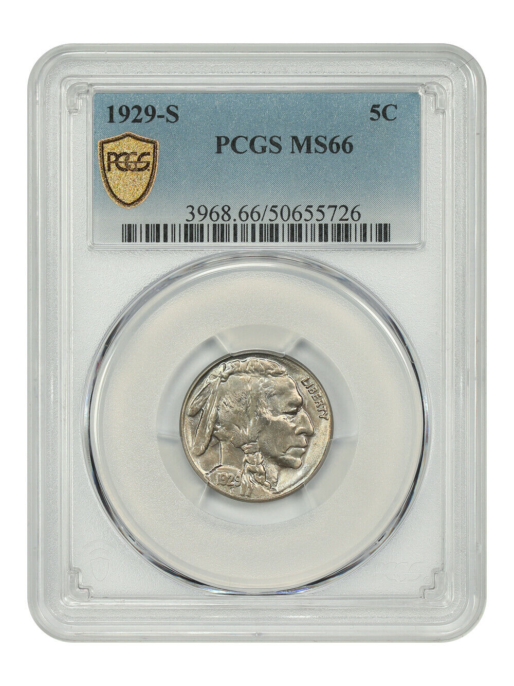 1929-S 5C PCGS MS66 - Buffalo Nickel