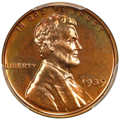 1939 1C PCGS PR66RD - Lincoln Cent (Wheat Reverse)