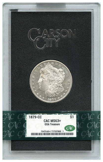 1879-CC $1 CACG/GSA MS63+ (With Box & COA) - Morgan Dollar - Key GSA Date