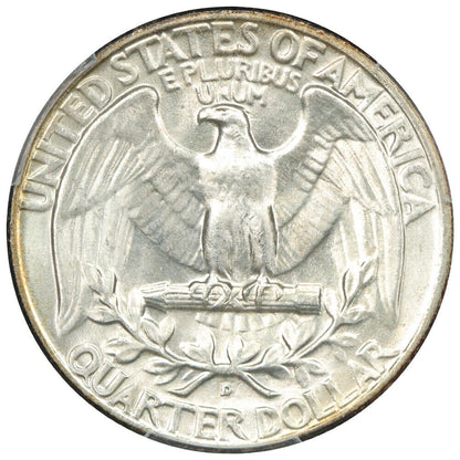 1956-D 25C PCGS MS67 ex: D.L. Hansen - Washington Quarter