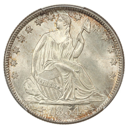 1854-O 50C PCGS MS66 (Arrows) - Liberty Seated Half Dollar - Popular Type Coin