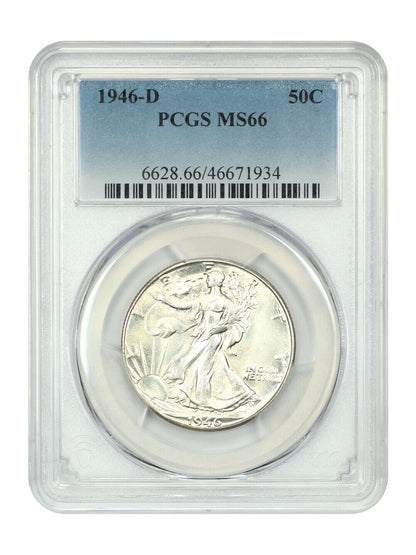 1946-D 50C PCGS MS66