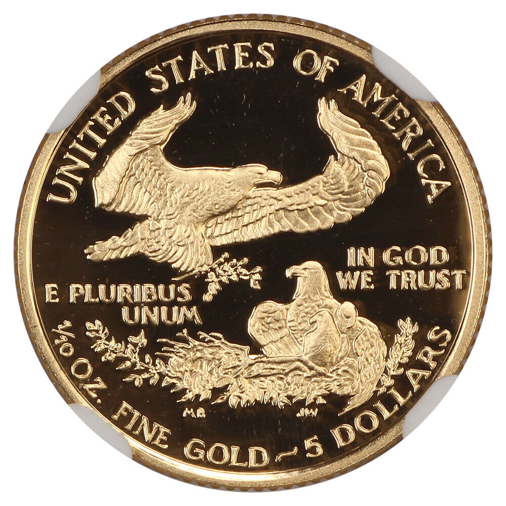 1993-P $5 Gold Eagle NGC PR70DCAM - $5 Gold Eagles