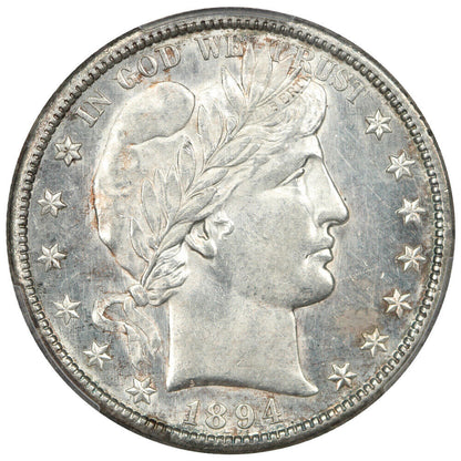 1894-S 50C PCGS MS62PL - Barber Half Dollar