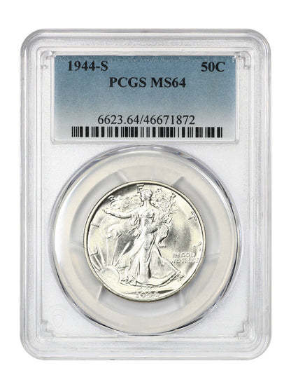 1944-S 50C PCGS MS64