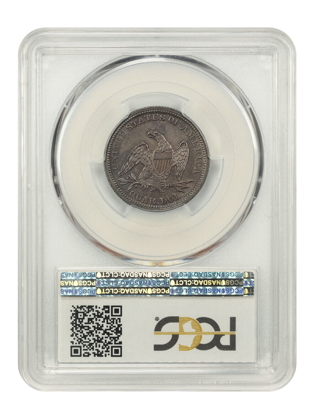 1840 25C PCGS MS63 (Drapery)