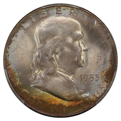 1953-D 50C PCGS MS67FBL