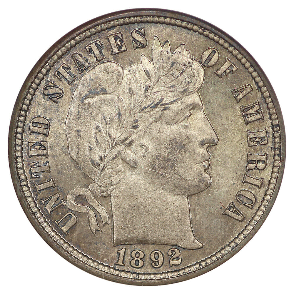 1892 10C NGC MS64 (OH)