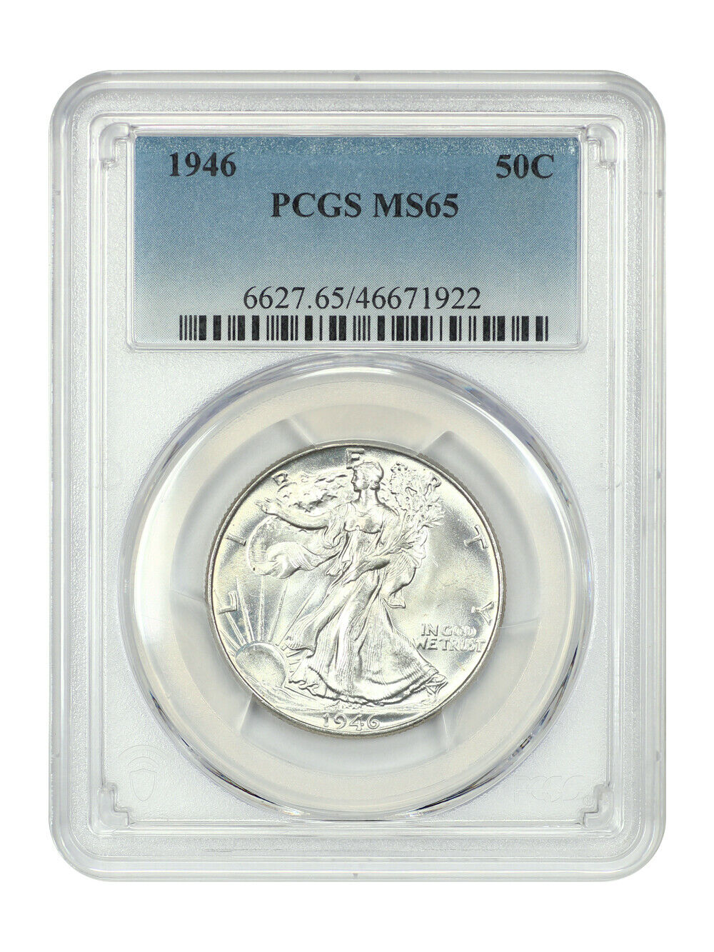 1946 50C PCGS MS65