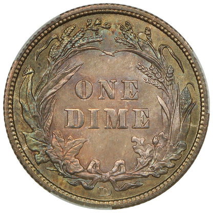 1906-D 10C CACG MS66 ex: D.L. Hansen - Barber Dime