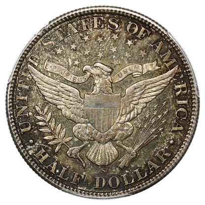 1904-S 50c PCGS MS65 ex: D.L. Hansen