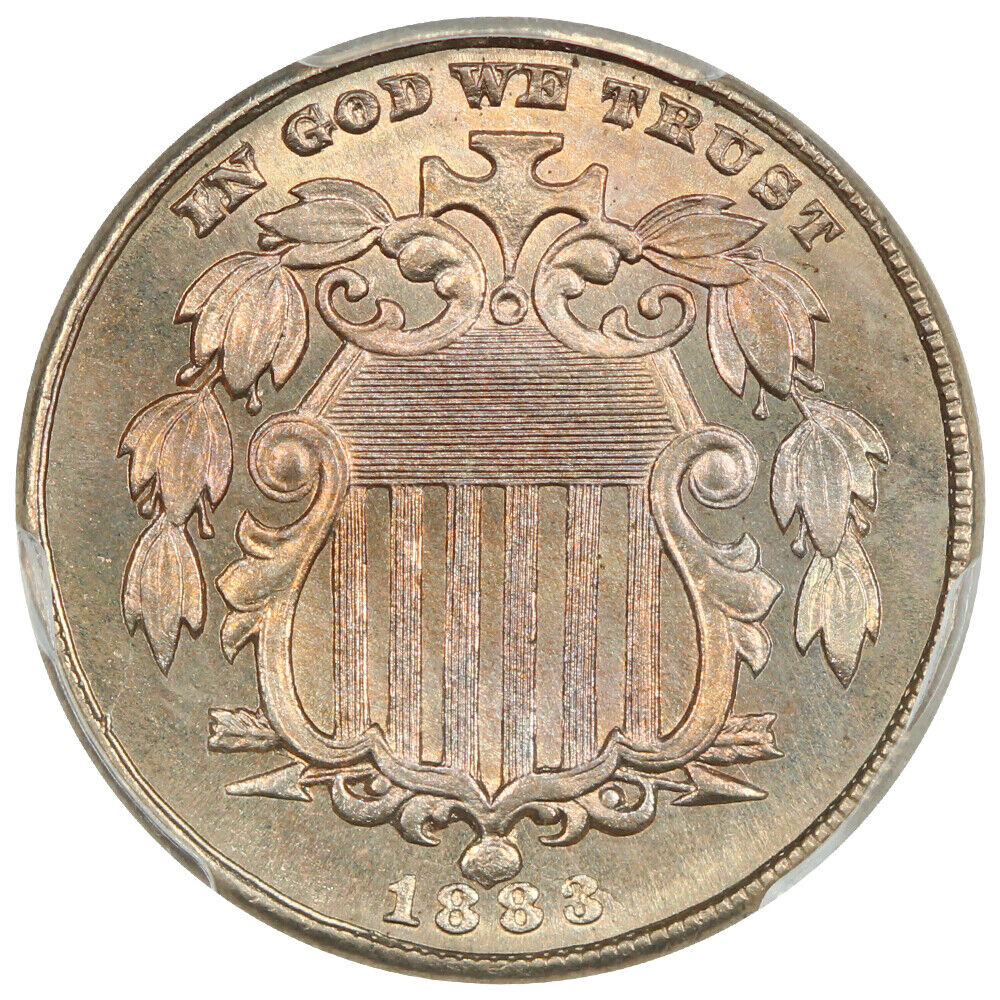 1883 5C Shield PCGS MS67 ex: D.L. Hansen