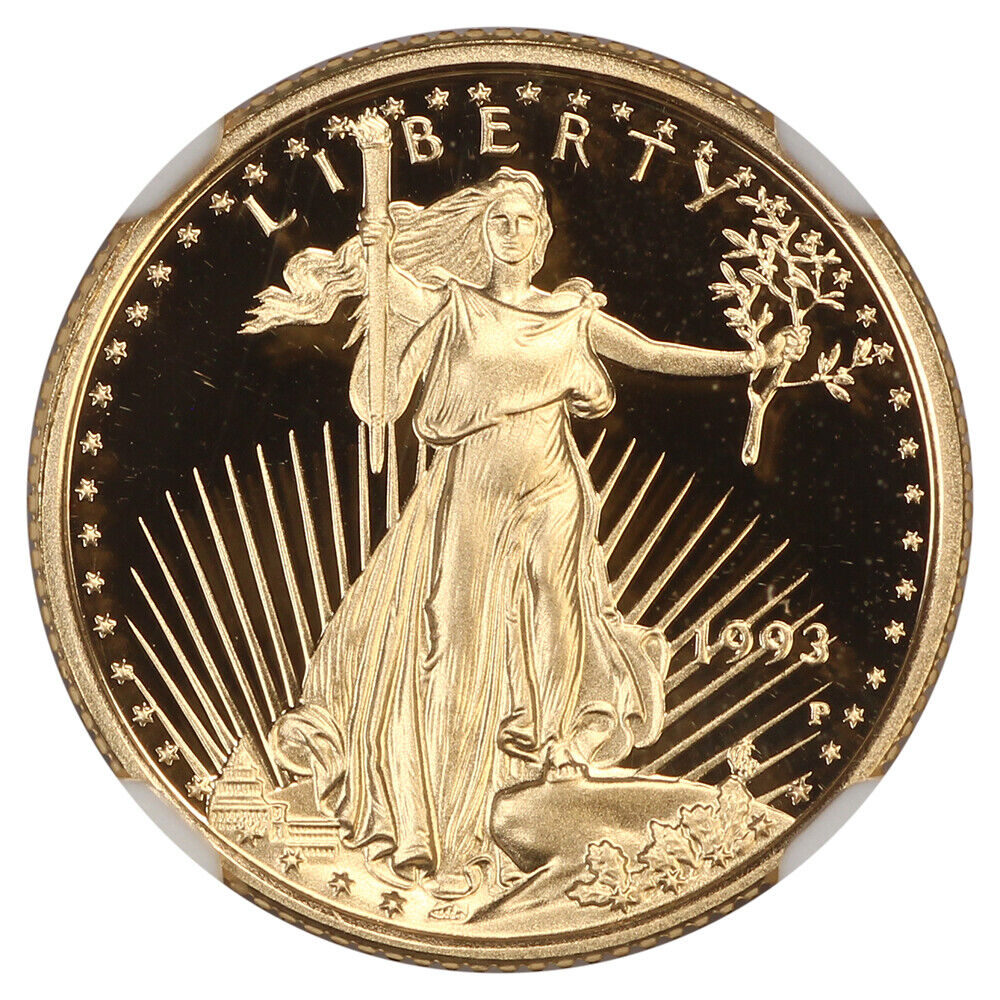 1993-P $5 Gold Eagle NGC PR70DCAM - $5 Gold Eagles