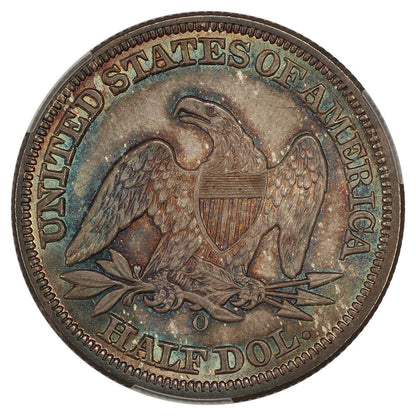 1854-O 50C CACG MS66+ (Arrows) ex: D.L. Hansen - Liberty Seated Half Dollar