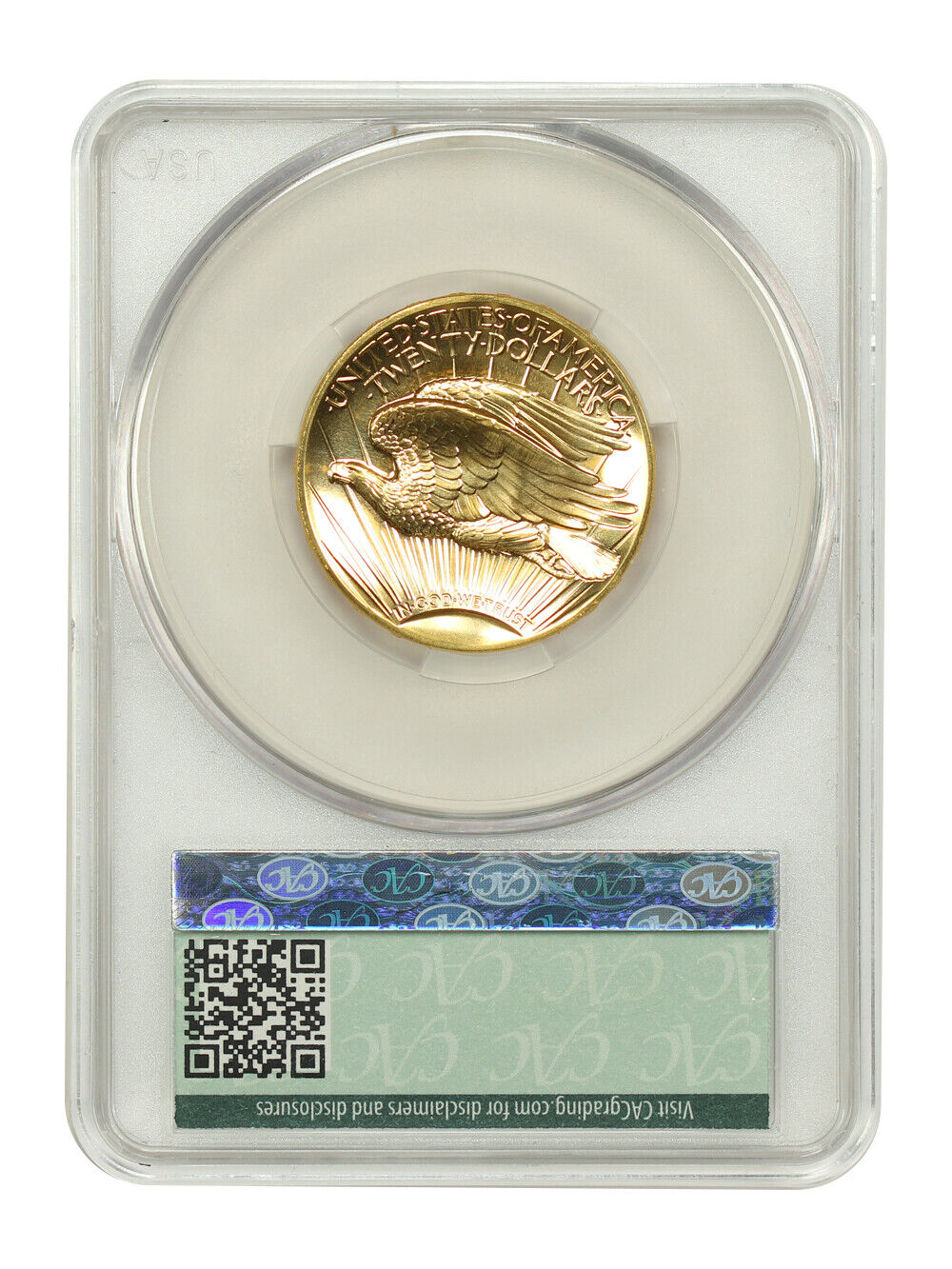 2009 $20 Ultra High Relief Double Eagle CACG MS69PL